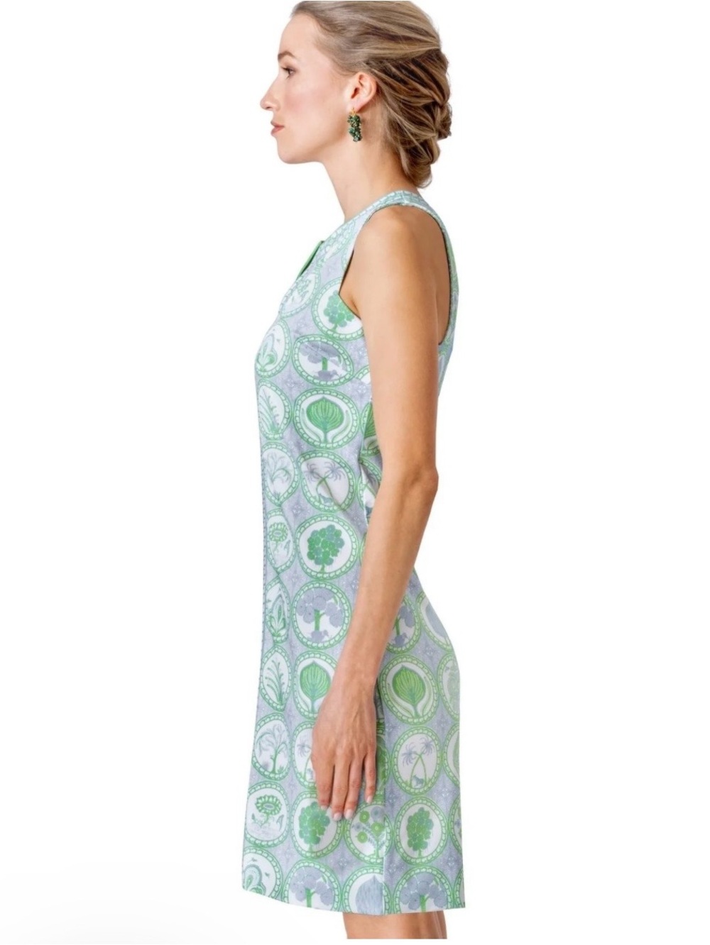 Gretchen Scott Sleeveless Shift Dress Plain Jane Dress Circle of Love Preppy - Picture 9 of 16